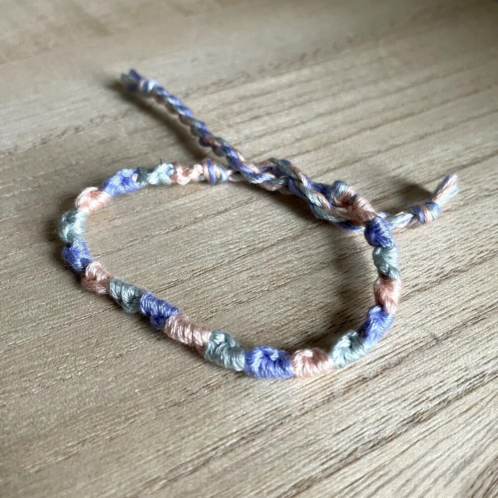 Corinna Bracelet anklet trendy comfortable tie embroidery thread woven gift